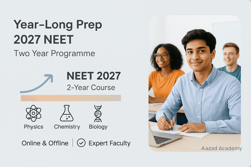 Year-Long Prep NEET 2027 - Two Year Programme